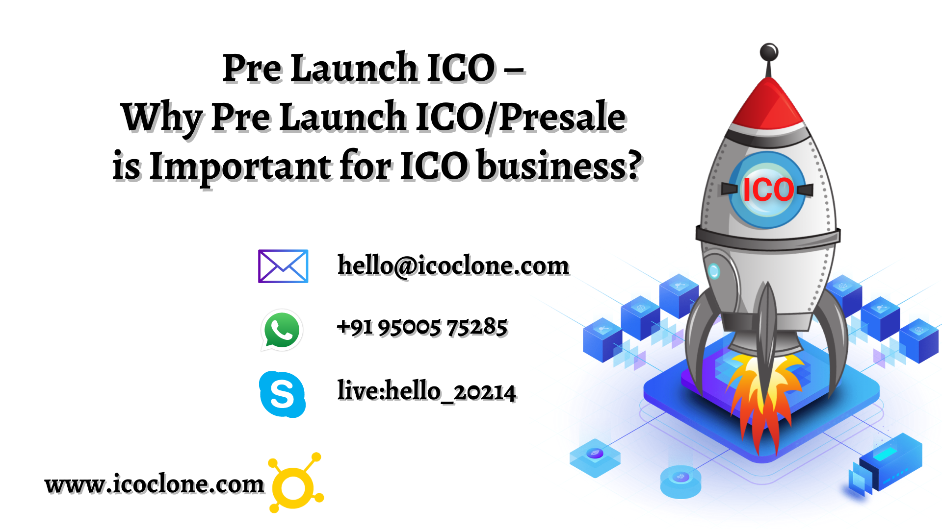 Pre ICO Launch | Pre Launch Initial Coin Offering Services