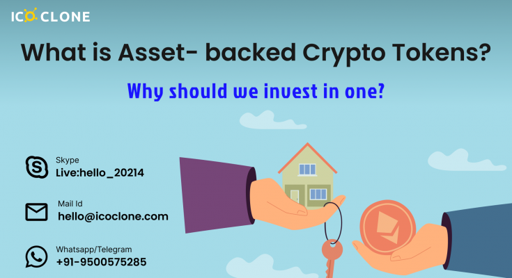 Asset backed crypto token development