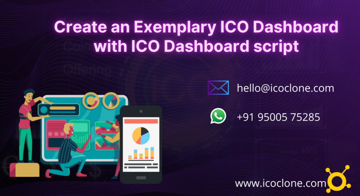 Create an Exemplary ICO Dashboard with ICO Dashboard script