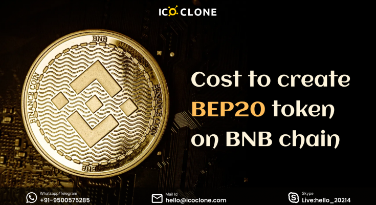 Cost to create BEP20 Token